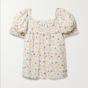 Done Frances Ruffled Top